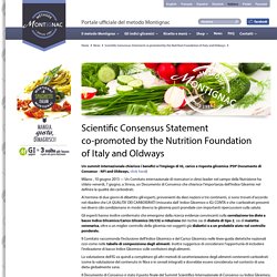 Scientific Consensus Statement co-promoted by the Nutrition Foundation of Italy and Oldways