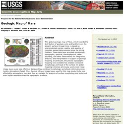 USGS Scientific Investigations Map 3292: Geologic Map of Mars
