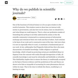 Why do we publish in scientific journals? - Magzines Worldwide.Store - Medium