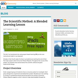 The Scientific Method: A Blended Learning Lesson