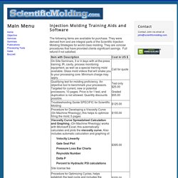 Scientific Molding - Sales