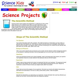 The Scientific Method - Steps to Great Science Fair Projects for Kids