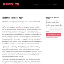 How to read a scientific study