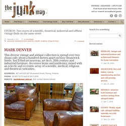 The Junk Map FITZROY: Scientific, Theatrical, Industrial and Offbeat Vintage Finds