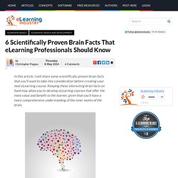 6 Scientifically Proven Brain Facts That eLearning Professionals Should Know