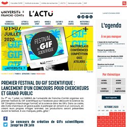 Premier festival du GIF scientifique : lancement d'un concours pour chercheurs et grand public