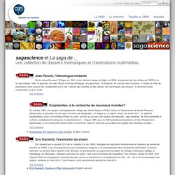 Sagascience, collection de dossiers thématiques en ligne
