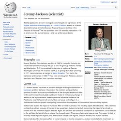 Jeremy Jackson (scientist)