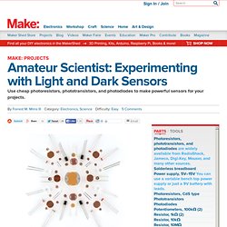Amateur Scientist: Experimenting with Light and Dark Sensors