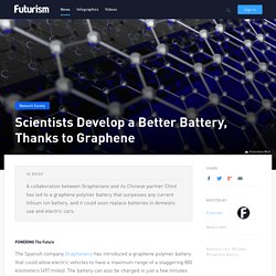 Scientists Develop a Better Battery, Thanks to Graphene