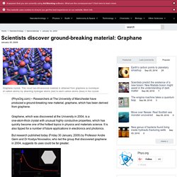 Scientists discover ground-breaking material: Graphane