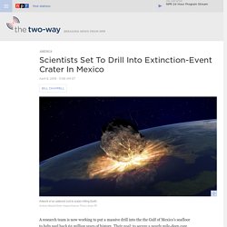 Scientists Set To Drill Into Extinction-Event Crater In Mexico