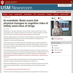 IU scientists: Brain scans link physical changes to cognitive risks of widely used class of drugs : Newscenter : School of Medicine