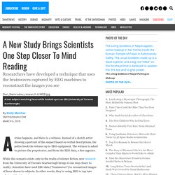 A New Study Brings Scientists One Step Closer To Mind Reading