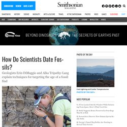 How Do Scientists Date Fossils?