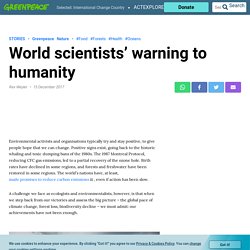 World scientists’ warning to humanity
