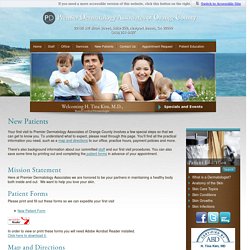 Orange County Scierotherapy - Patient Forms and Directions to Newport Beach Office