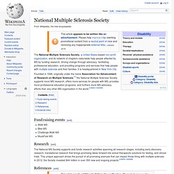 National Multiple Sclerosis Society - Wiki