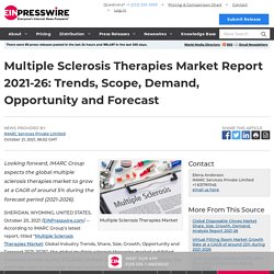 Multiple Sclerosis Therapies Market Report 2021-26: Trends, Scope, Demand, Opportunity and Forecast