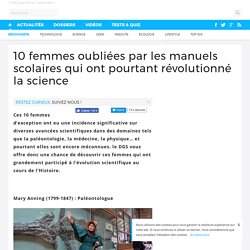 10 femmes oubliées par les manuels scolaires qui ont pourtant révolutionné la science