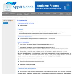 Scolarisation - Autisme France