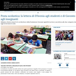 Posta scolastica: la lettera di D’Avenia agli studenti e di Gavosto agli insegnanti