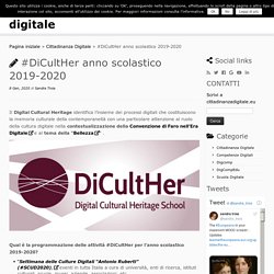 #DiCultHer anno scolastico 2019-2020 – cittadinanza digitale