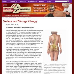 Scoliosis and Massage Therapy