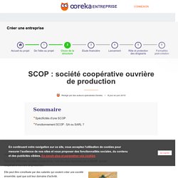 SCOP : fonctionnement et création - Ooreka