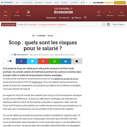 Scop : quels sont les risques pour le salarié ?