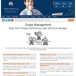 Scope Management