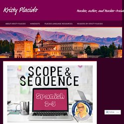 My scope and sequence – Kristy Placido