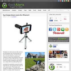 Eye Scope Zoom Lens for iPhone 4