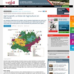 LE REVEIL LOZERE 13/06/17 Agri’scopie®, un bilan de l’agriculture en Occitanie