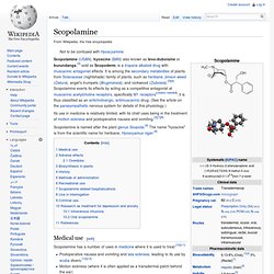 Scopolamine