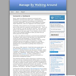 Manage By Walking Around