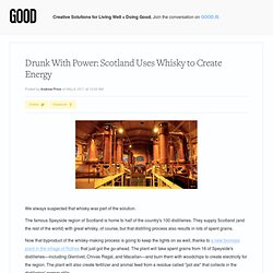 Drunk With Power: Scotland Uses Whisky to Create Energy - Environment