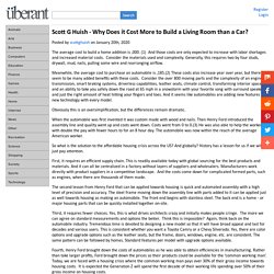Scott G Huish - Why Does it Cost More to Build a Living Room than a Car?