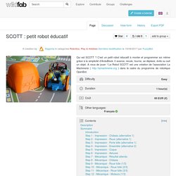 SCOTT : petit robot éducatif — Wikifab