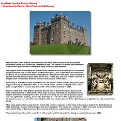 Scottish Castles Photo Library - Drumlanrig Castle, Dumfries and Galloway