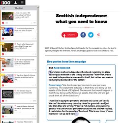 Scottish independence: what you need to know