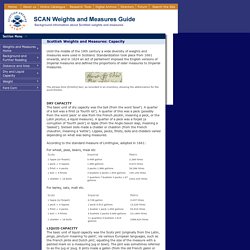 Scottish Archive Network - Scottish Weights and Measures Guide (Capacity)