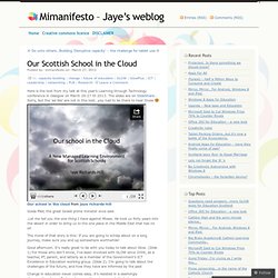 Our Scottish School in the Cloud