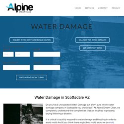 Scottsdale Water Damage Remediation
