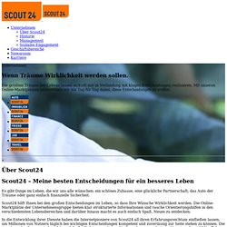 Startseite - Scout24 Gruppe