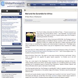 Mali and the Scramble for Africa