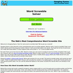 Word Scramble Solver - Find Scrambled Words [Updated]