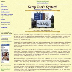 Scrap User's System