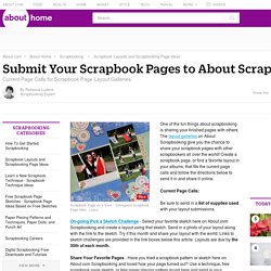 How to Submit Scrapbook Pages for About Scrapbooking Online Galleries