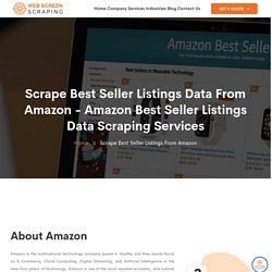 Scrape Best Seller Listings From Amazon